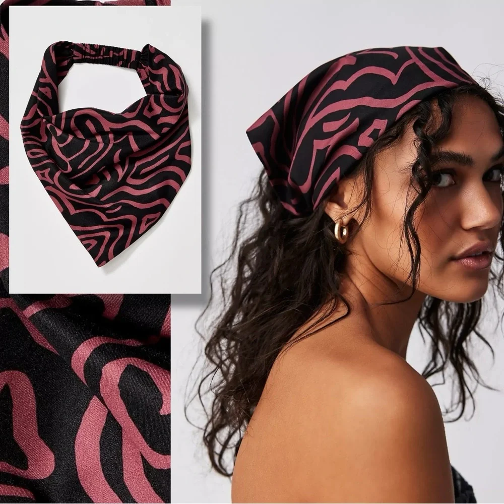 Free People NAMJOSH Little Honey Hair Scarf NWT Bohemian Gypsy Festival Summer